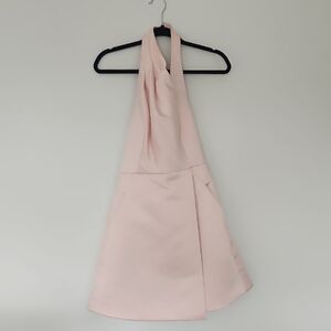 Halston Heritage Soft Pink Backless Dress